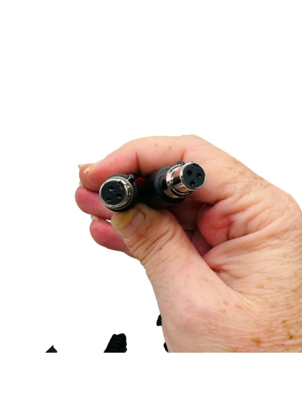 Coiled Audio Cables With 3.5mm Gold-Plated Jacks & 5-Pin DIN Connectors
